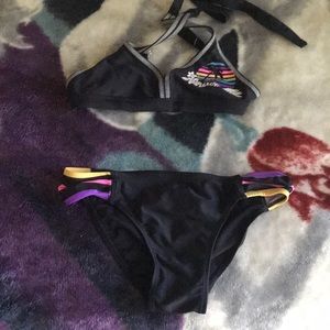 Girl’s size 10 separates bathing suit EUC